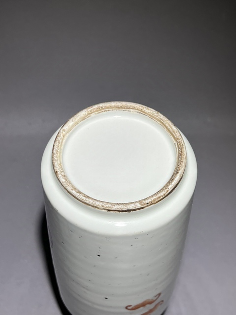 古玩陶瓷粉彩人物瓶拍賣，當前價格8600元