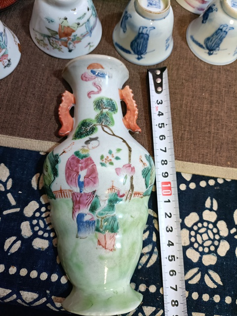 古玩陶瓷乾隆粉彩壁瓶拍賣，當前價格4888元