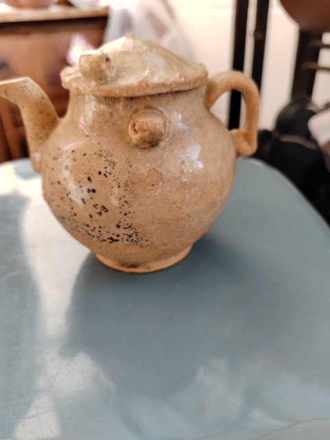 古玩陶瓷南宋青白釉花卉紋執壺拍賣,當前價格1998元