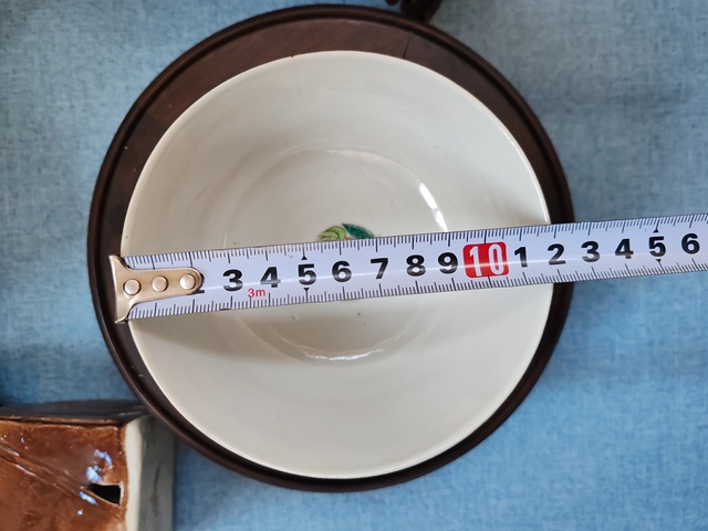 古玩陶瓷清同治時期粉彩花卉紋碗拍賣,當前價格700元