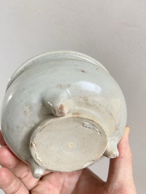 古玩陶瓷明代~三足香爐拍賣，當前價格988元