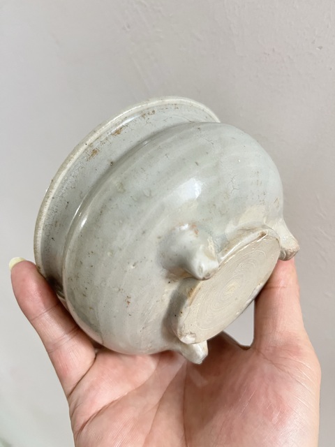 古玩陶瓷明代~三足香爐拍賣，當前價格988元
