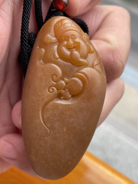 古玩玉器天然和田玉雕件拍賣，當(dāng)前價(jià)格22000元