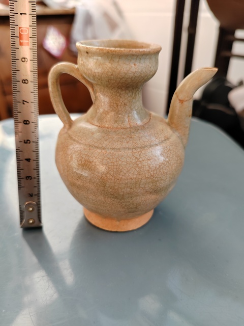 古玩陶瓷南宋青白釉執壺拍賣,當前價格1866元