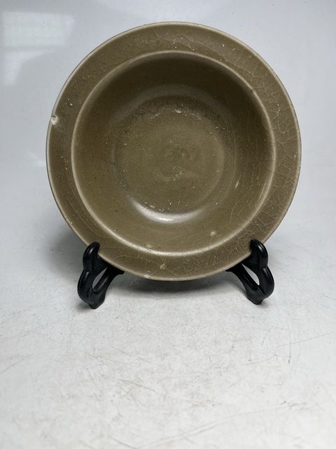 古玩陶瓷(收藏精品)龍泉青瓷雙魚洗拍賣,當前價格2888元