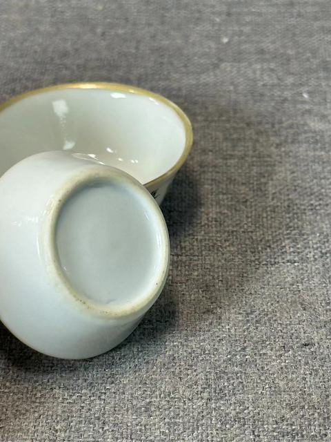 古玩陶瓷道光粉彩無雙譜人物小馬蹄杯拍賣，當前價格8888元