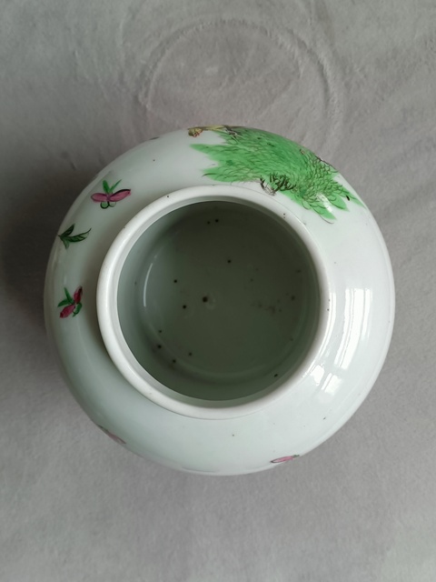 古玩陶瓷粉彩花鳥(niǎo)紋罐拍賣,當(dāng)前價(jià)格420元