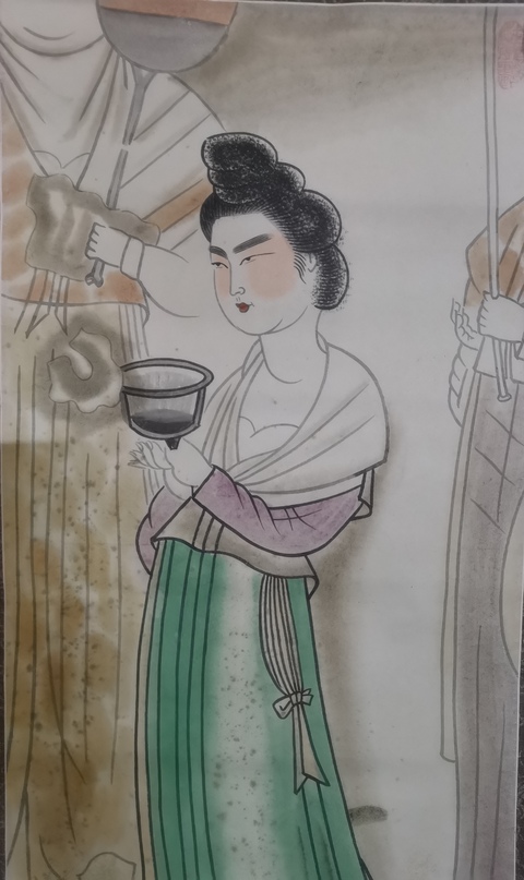 古玩字畫創匯作品佚名唐人侍女畫拍賣,當前價格699元