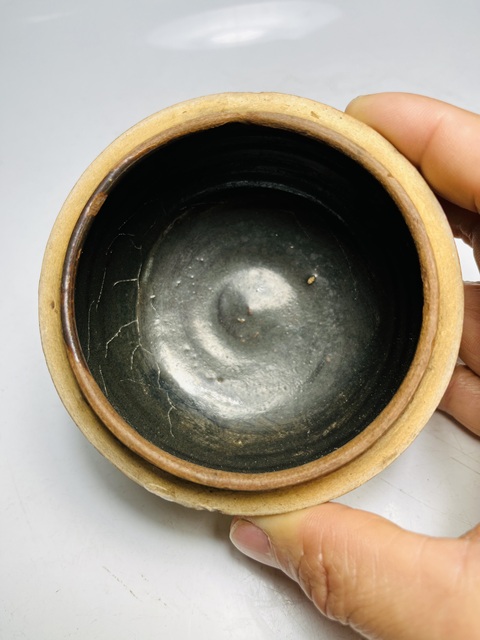 古玩陶瓷磁州窯青花花卉紋煙絲蓋盒拍賣,當前價格0元