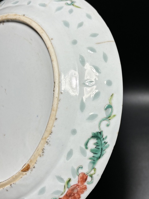 古玩陶瓷(已保真)清晚·青花加彩山水人物紋玲瓏瓷盤拍賣,當(dāng)前價(jià)格1980元