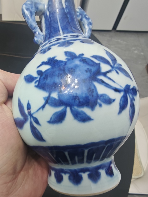 古玩陶瓷清雍正 青花琵琶尊拍賣，當前價格18000元