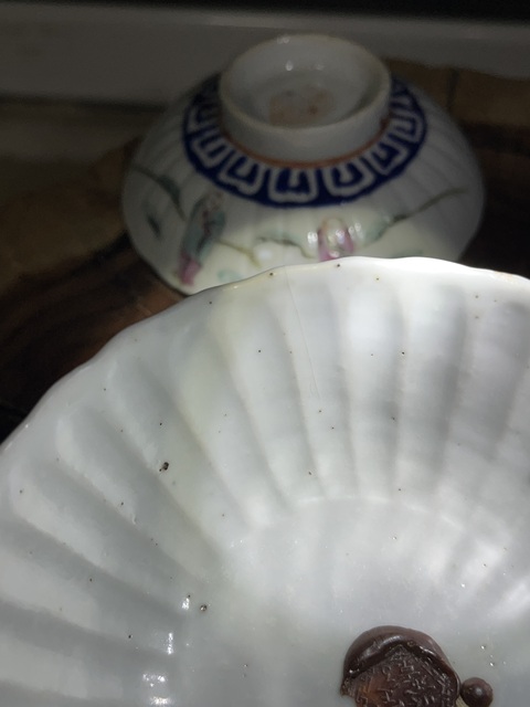 古玩陶瓷粉彩人物故事瓜棱蓋碗拍賣，當前價格1888元
