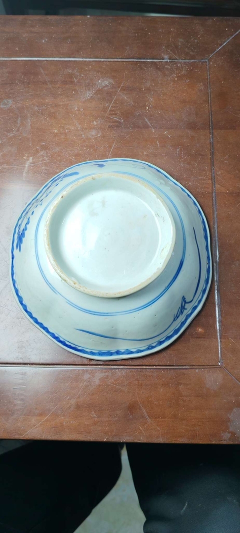 古玩陶瓷晚清 青花花卉紋貢碗(地方窯)拍賣,當前價格100元
