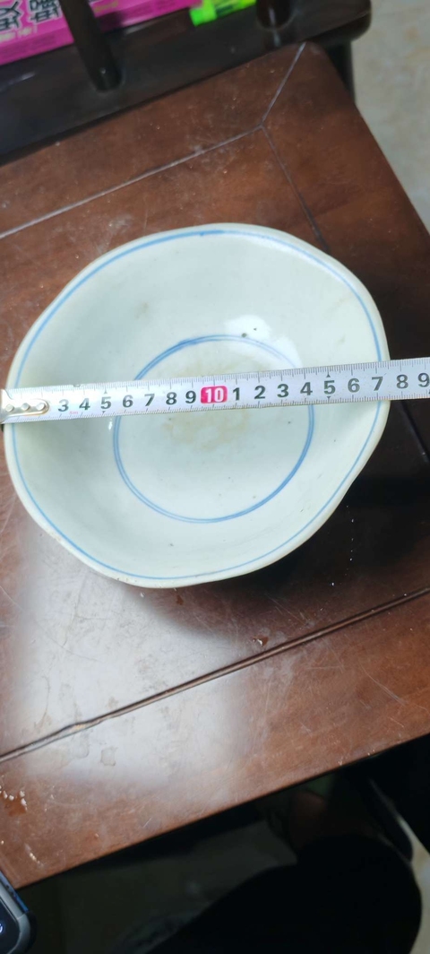 古玩陶瓷晚清 青花花卉紋貢碗(地方窯)拍賣,當前價格100元