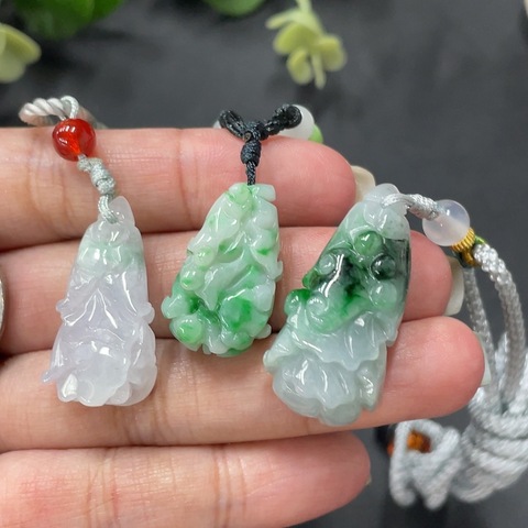 古玩玉器精品天然翡翠掛墜一組3件拍賣,當(dāng)前價(jià)格1880元