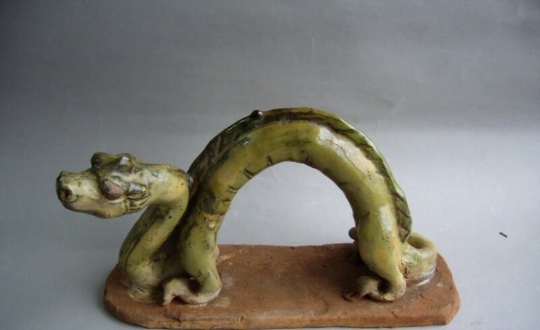 古玩陶瓷宋三彩·川窯龍拍賣，當前價格50000元