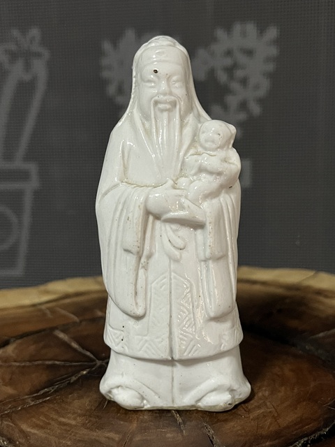 古玩陶瓷白釉福祿壽三星人物塑像拍賣,當(dāng)前價(jià)格499元
