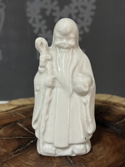 古玩陶瓷白釉福祿壽三星人物塑像拍賣,當(dāng)前價(jià)格499元