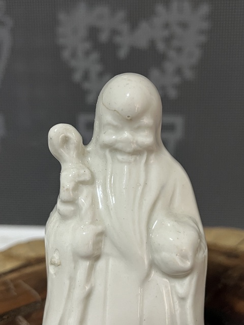 古玩陶瓷白釉福祿壽三星人物塑像拍賣,當(dāng)前價(jià)格499元