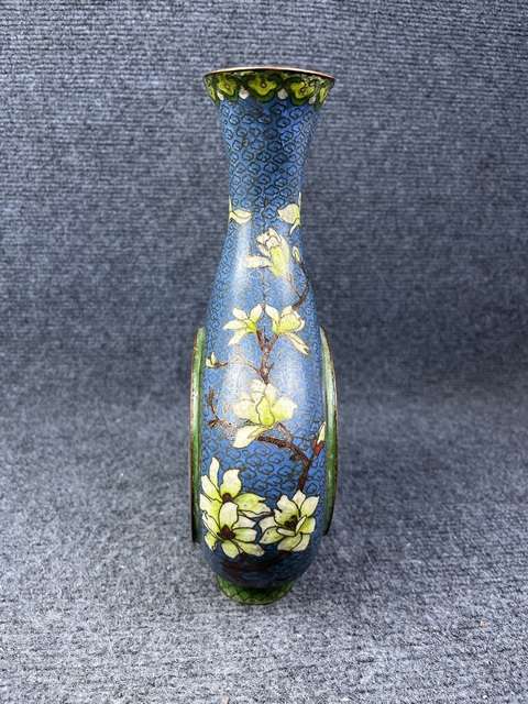 古玩雜項景泰藍(lán)花瓶拍賣,當(dāng)前價格2888元