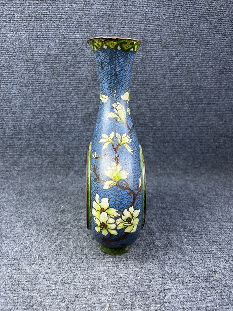 古玩雜項景泰藍(lán)花瓶拍賣,當(dāng)前價格2888元