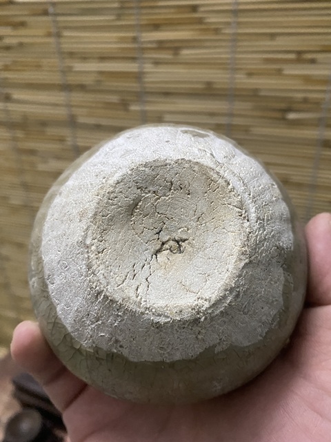 古玩陶瓷明代模印花紋雙耳小罐拍賣,當前價格999元