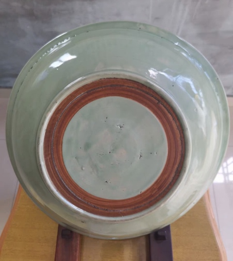 古玩陶瓷青釉盤拍賣，當前價格12000元