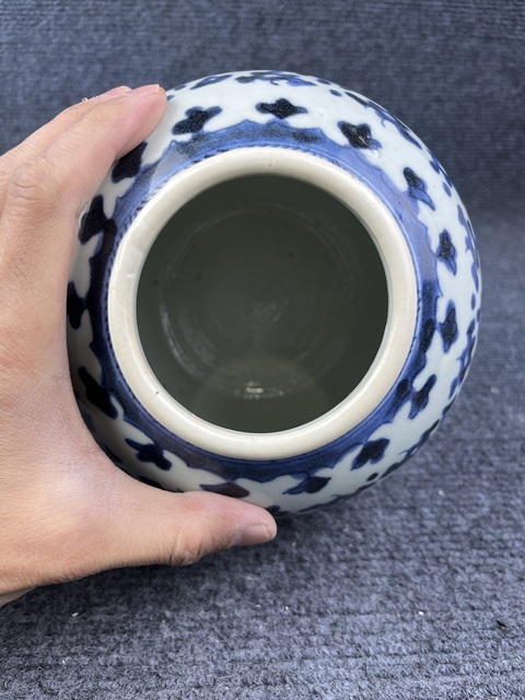 古玩陶瓷青花太白罐拍賣，當(dāng)前價格3588元