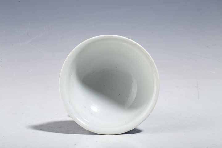 古玩陶瓷清中·青花雙龍戲珠紋高足杯（優品）拍賣，當前價格16000元