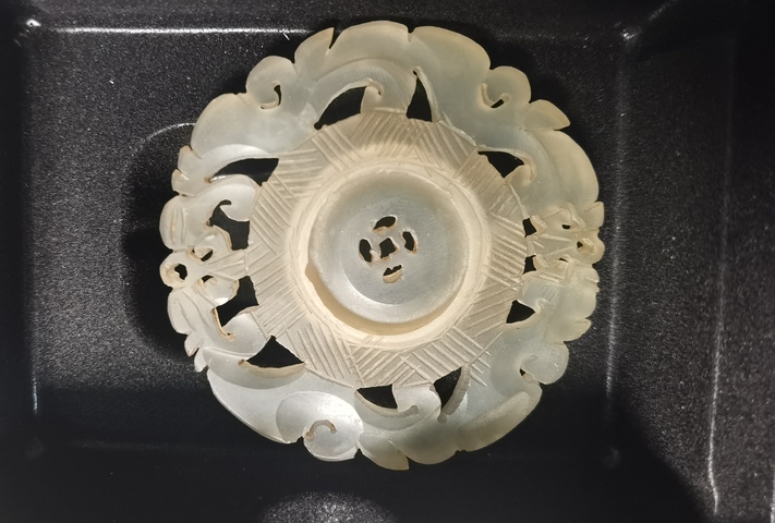 古玩玉器清 玉雕轉心佩。拍賣，當前價格1500元