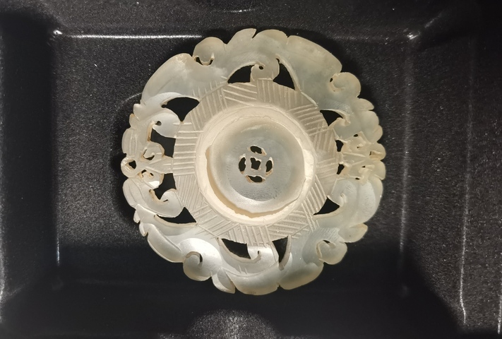 古玩玉器清 玉雕轉心佩。拍賣，當前價格1500元
