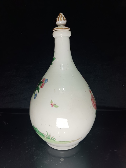 古玩陶瓷晚清花鳥紋粉彩瓶拍賣，當前價格7800元