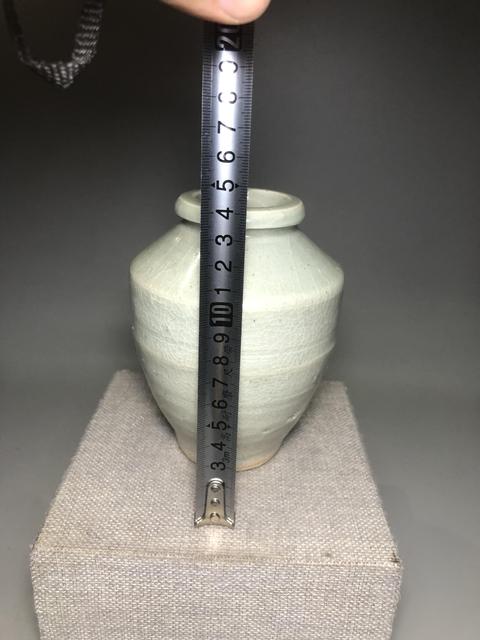 古玩陶瓷元明,龍泉窯青釉瓶拍賣,當前價格1200元