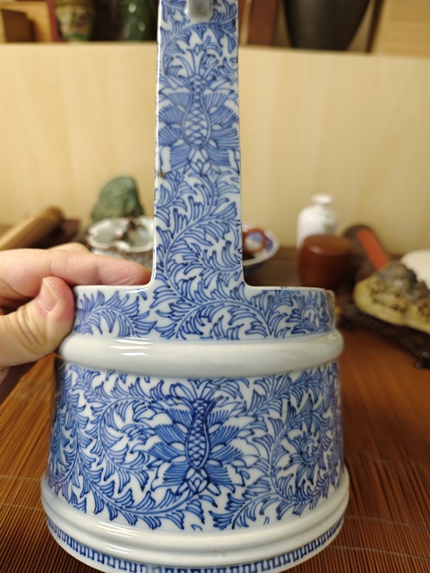 古玩陶瓷清中 青花提桶拍賣,當(dāng)前價格8800元