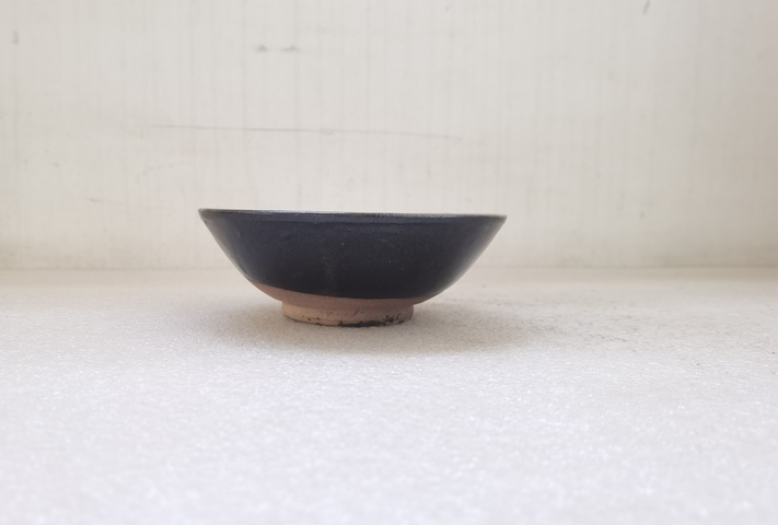 古玩陶瓷磁州窯褐釉茶碗拍賣，當前價格450元