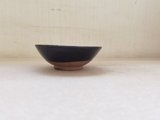 古玩陶瓷磁州窯褐釉茶碗拍賣，當前價格450元