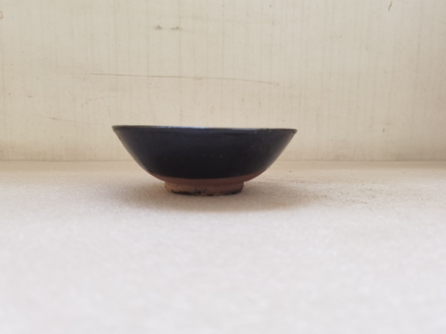 古玩陶瓷磁州窯褐釉茶碗拍賣，當前價格450元