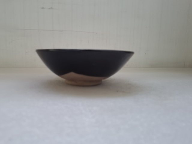 古玩陶瓷磁州窯褐釉茶碗拍賣(mài)，當(dāng)前價(jià)格188元