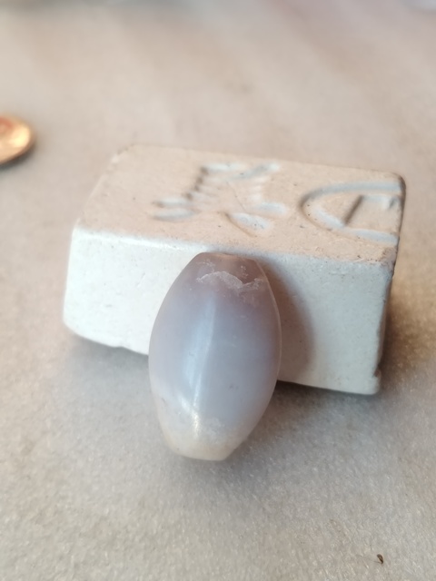 古玩玉器天然瑪瑙龜背勒子一顆拍賣，當前價格66元
