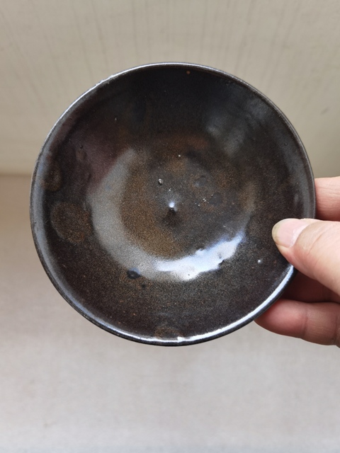 古玩陶瓷磁州窯褐釉茶碗拍賣，當前價格450元