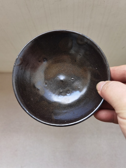 古玩陶瓷磁州窯褐釉茶碗拍賣，當前價格450元