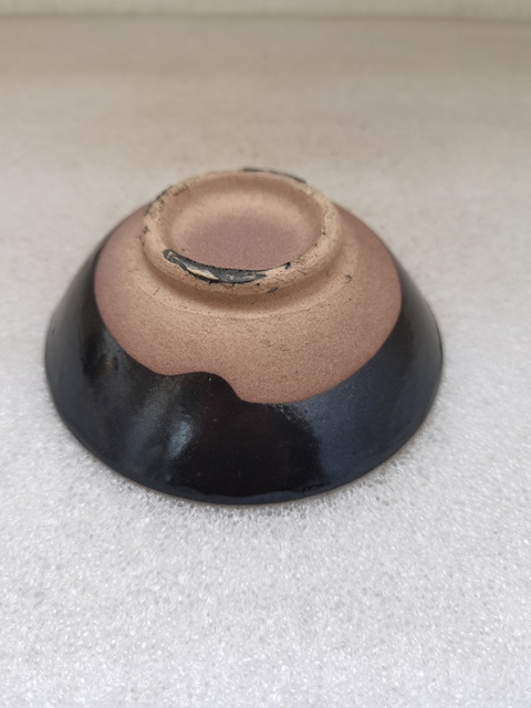 古玩陶瓷磁州窯褐釉茶碗拍賣，當前價格450元