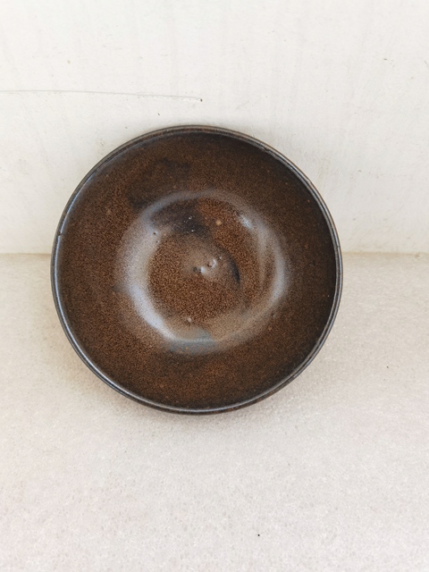 古玩陶瓷磁州窯茶葉末釉茶碗拍賣，當前價格450元