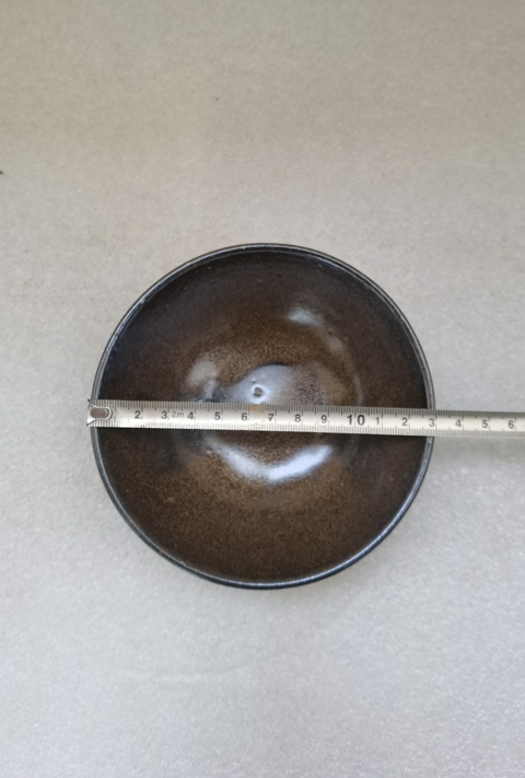 古玩陶瓷磁州窯茶葉末釉茶碗拍賣，當前價格450元