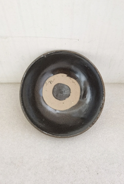 古玩陶瓷磁州窯褐釉茶碗拍賣，當前價格198元
