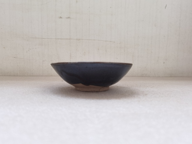 古玩陶瓷磁州窯褐釉茶碗拍賣，當前價格198元