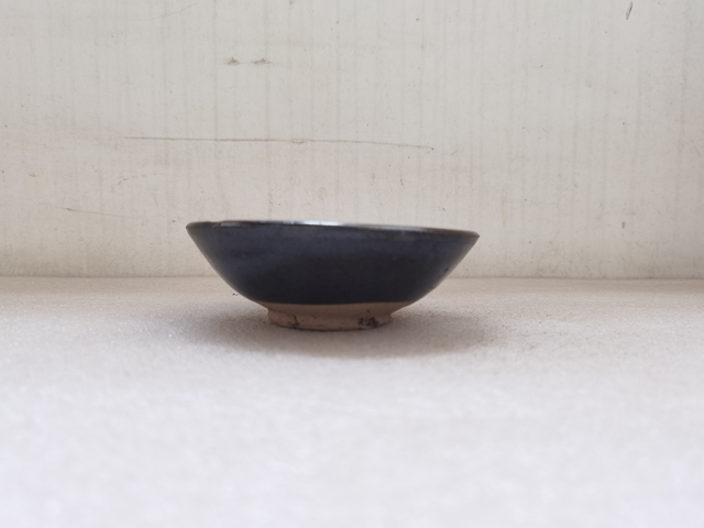 古玩陶瓷磁州窯褐釉茶碗拍賣，當前價格198元