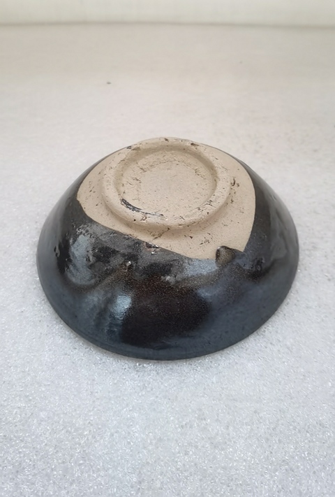 古玩陶瓷磁州窯褐釉茶碗拍賣，當前價格198元