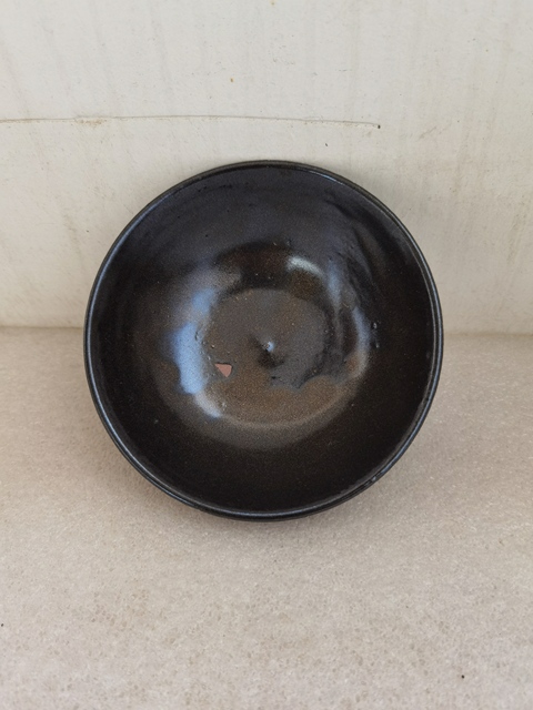 古玩陶瓷磁州窯褐釉茶碗拍賣,當前價格398元
