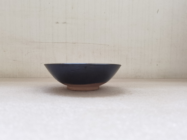 古玩陶瓷磁州窯褐釉茶碗拍賣,當前價格398元